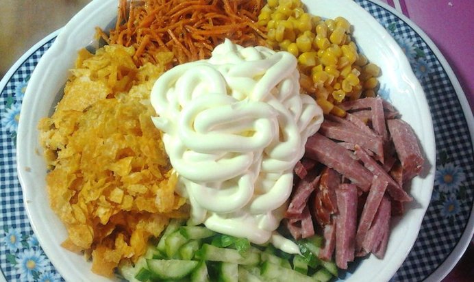 Салат с морковью по‑корейски