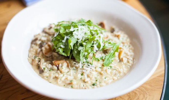 Ризотто с белыми грибами