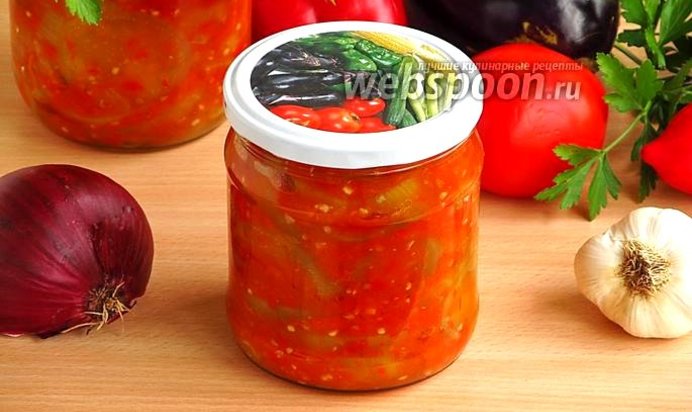 Салат на зиму «Тёщин язык»