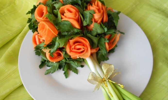 Салат Праздничный букет