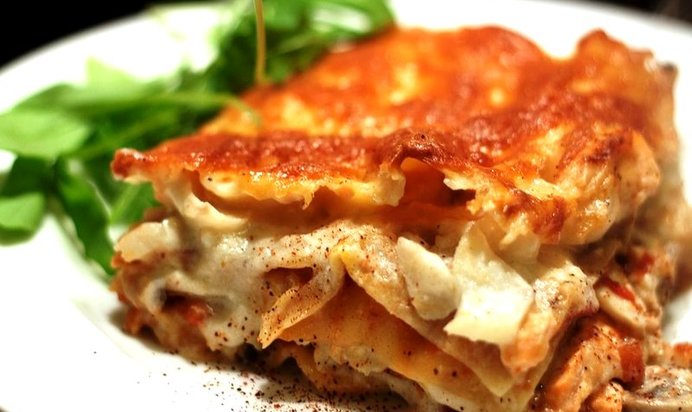 Рыбная лазанья