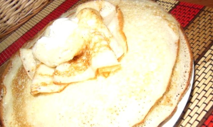 Десертные блины