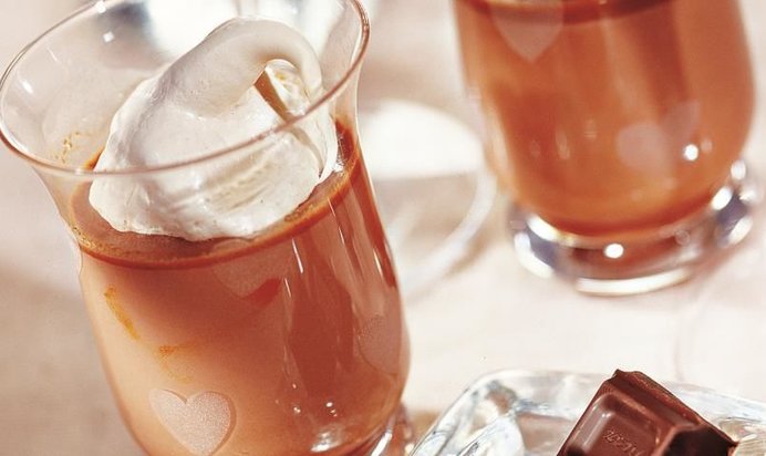 Горячий шоколад с ликером