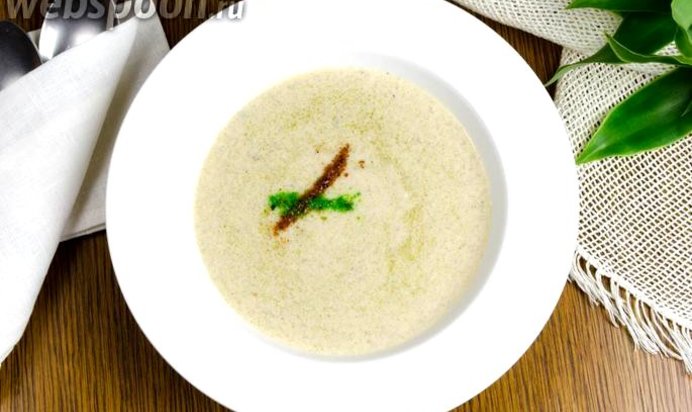 Сырный суп с кольраби