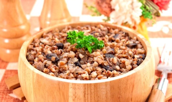 Гречневая каша с грибами