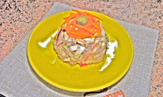 Салат Берлинский с телятиной