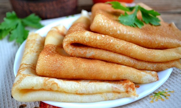 Блины на сыворотке