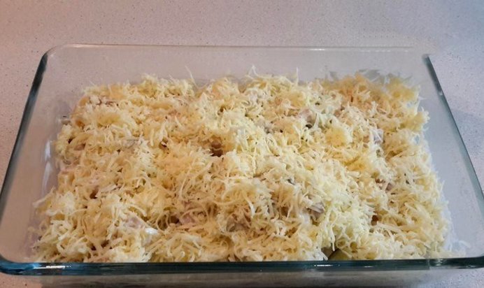 Салат Минутка с ананасом