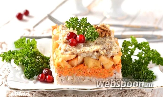 Салат из топинамбура, моркови и яблок