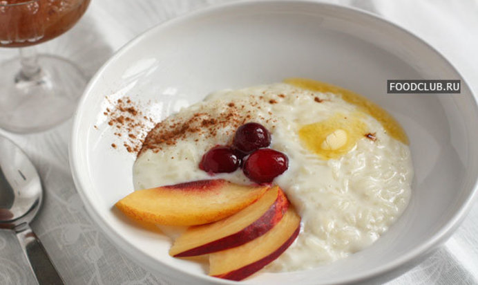 Рисовая каша на молоке