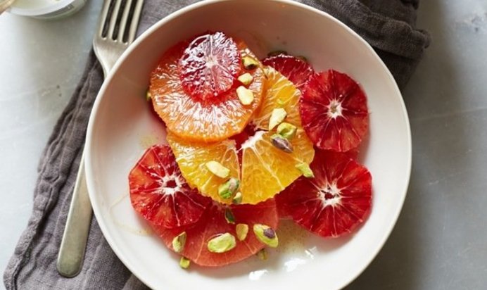 Цитрусовый салат с медом