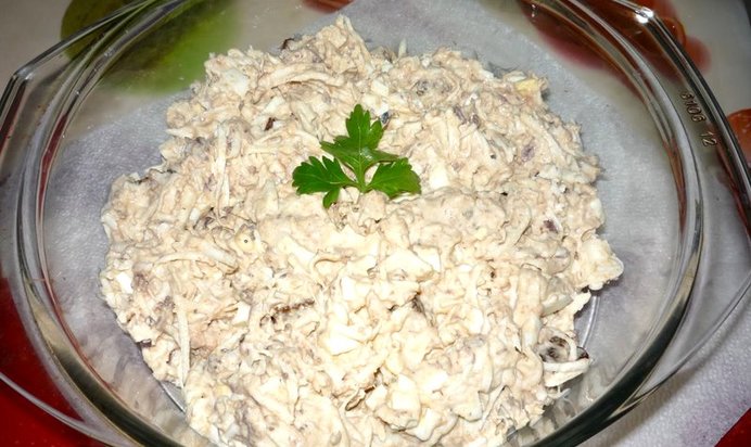 Салат из сардины