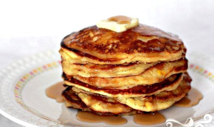 Кукурузные оладьи