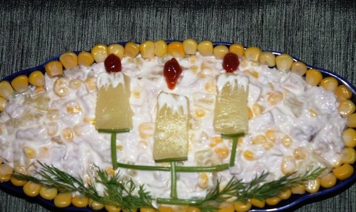 Салат Канделябр