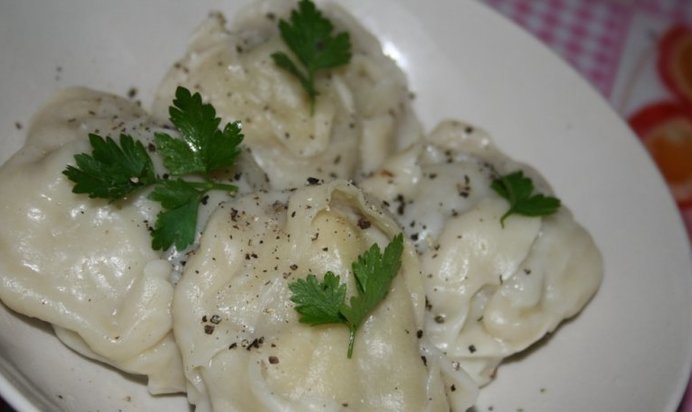 Манты с мясным фаршем
