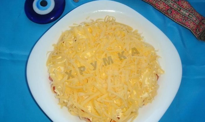 Классический Восточный Салат с колбасой