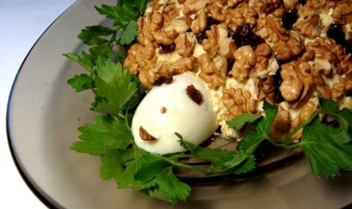 Салат Черепаха с курицей