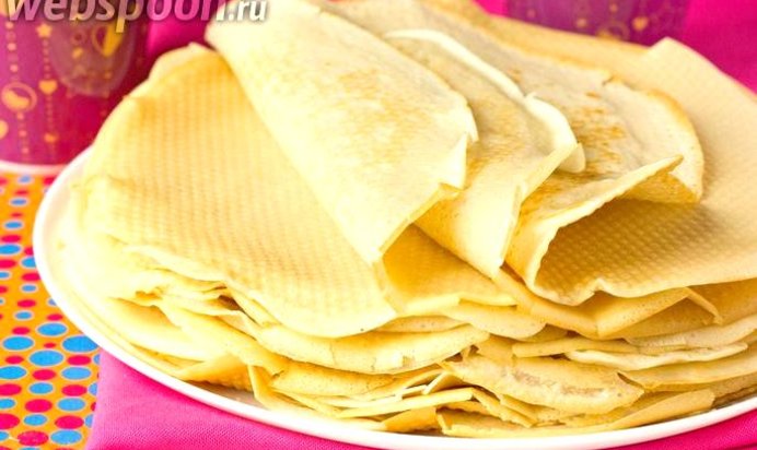 «Накрахмаленные» блины