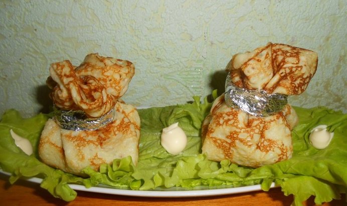 Блинчики Картофельный мешочек