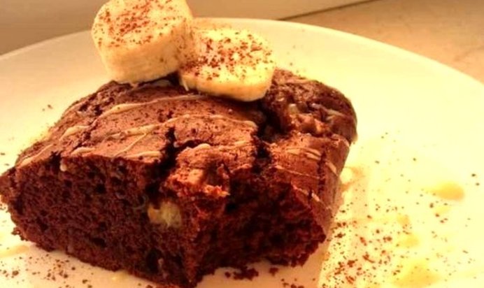 Брауни с бананом