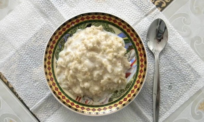 Овсяная каша на молоке