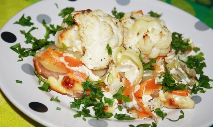Запеканка из летних овощей с очень вкусной заливкой