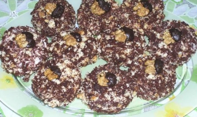 Пирожные ежики