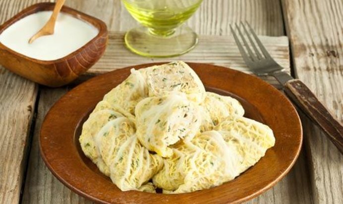 Голубцы с индейкой