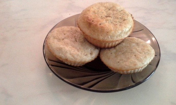 Диетические кексы с овсяными отрубями