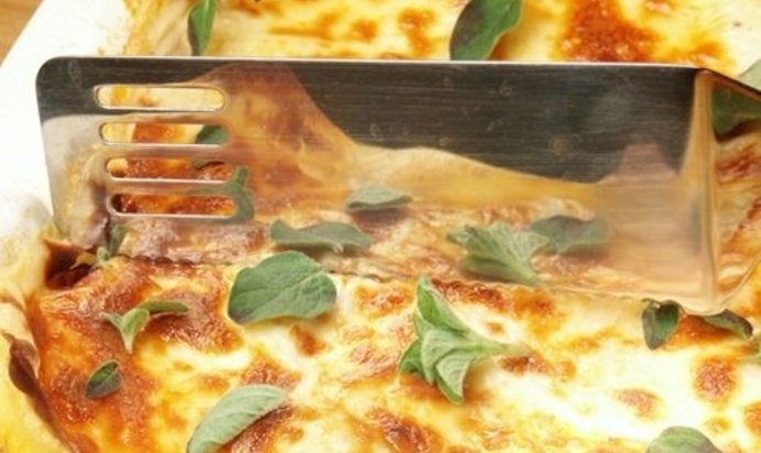 Лазанья с мясом и овощами