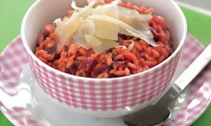 Ризотто из свеклы