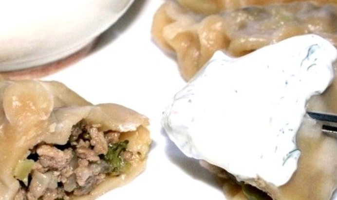 Вареники с брокколи