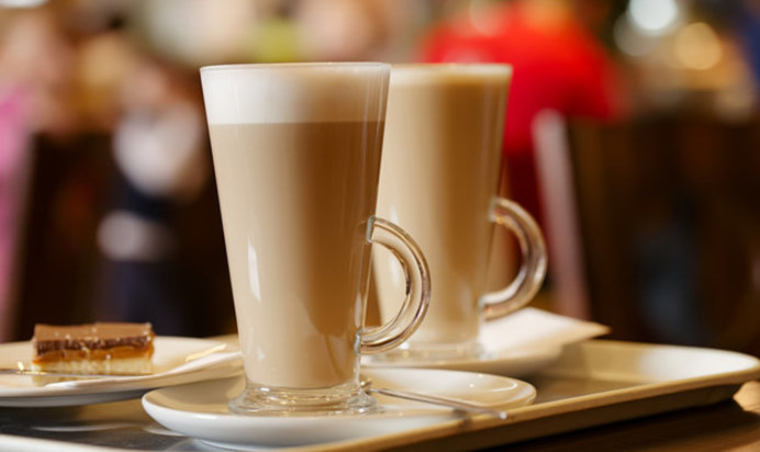 Латте с белым шоколадом