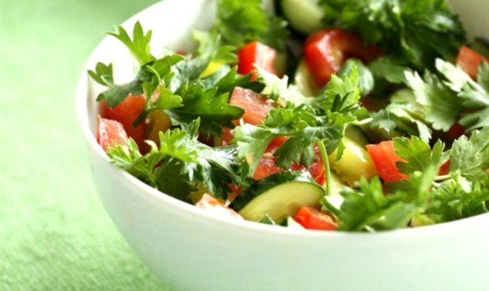 Овощи с сыром и травами