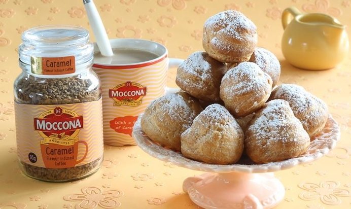 Профитроли с кофейным кремом