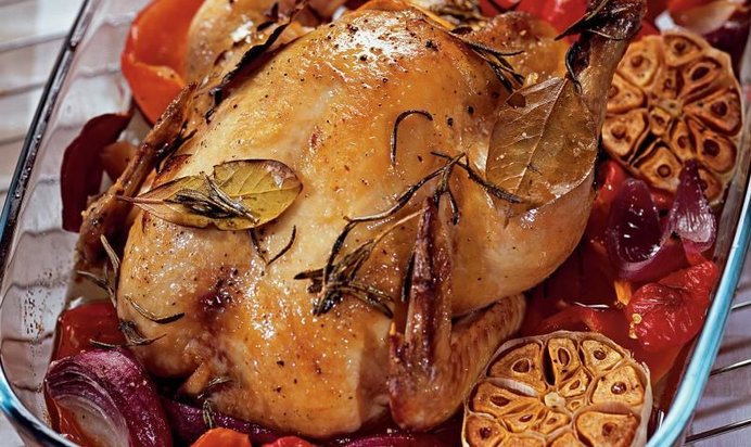 Цыпленок с овощами