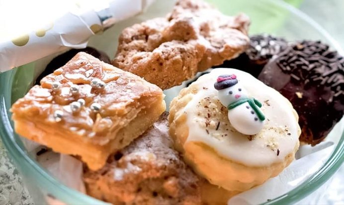 Белые медовые брауни