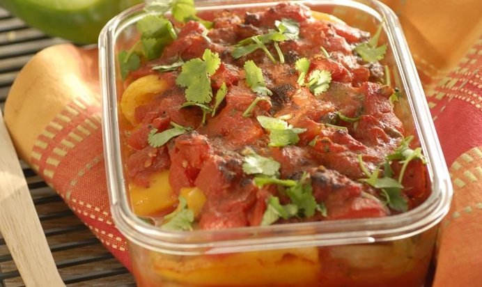 Овощная запеканка в томатном соусе