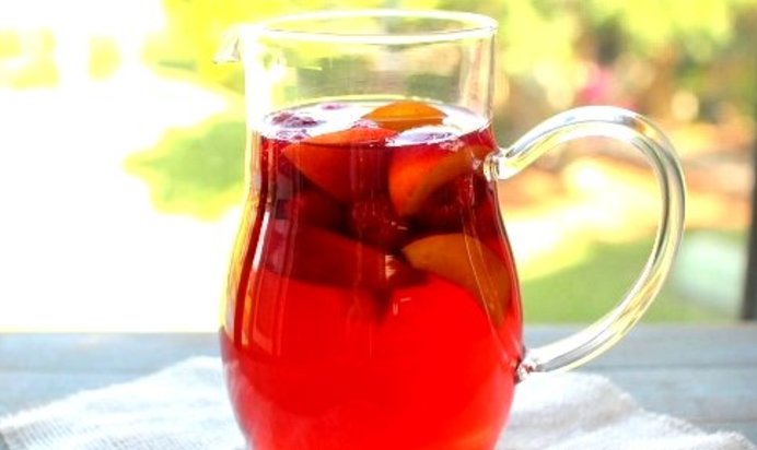 Фруктовый холодный чай