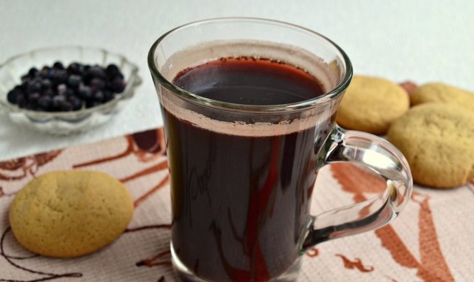 Черничный кофе