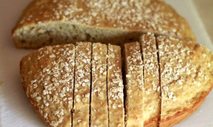 Белый хлеб без дрожжей