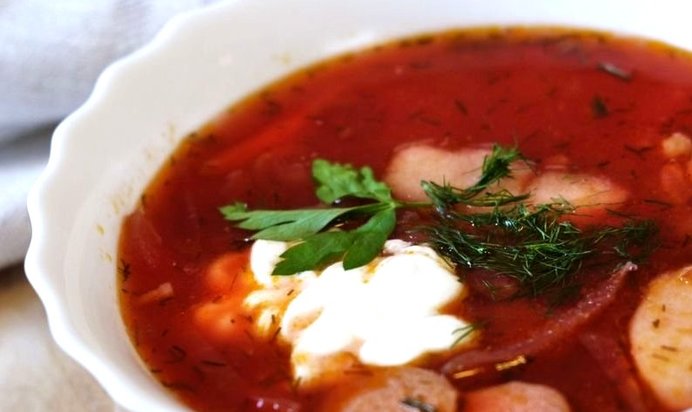 Борщ по-львовски