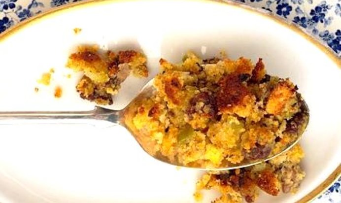 Фарш из хлеба и колбасы