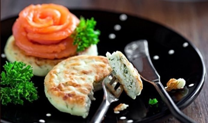 Сырники с зеленью