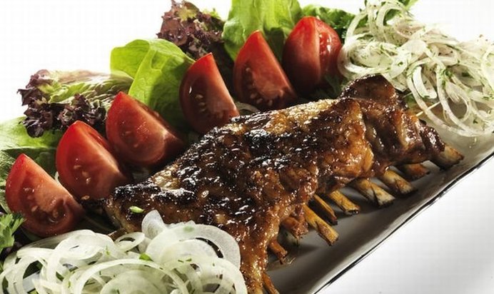 Шашлык из бараньих ребрышек