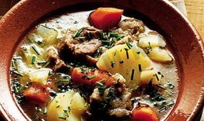 Овощное рагу из баранины по-ирландски