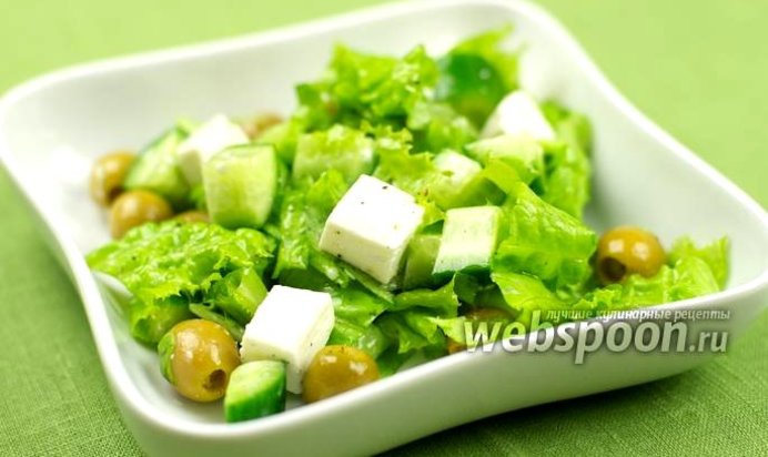 Салат Греческий зелёный