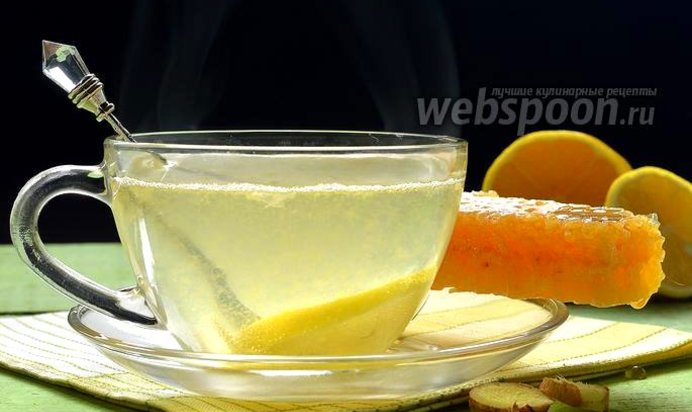 Чай с имбирём и лимоном