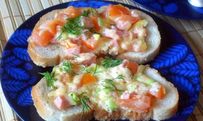 Горячие бутерброды Мозаика