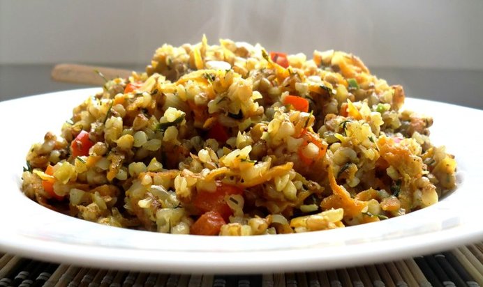 Гречка с курицей в мультиварке